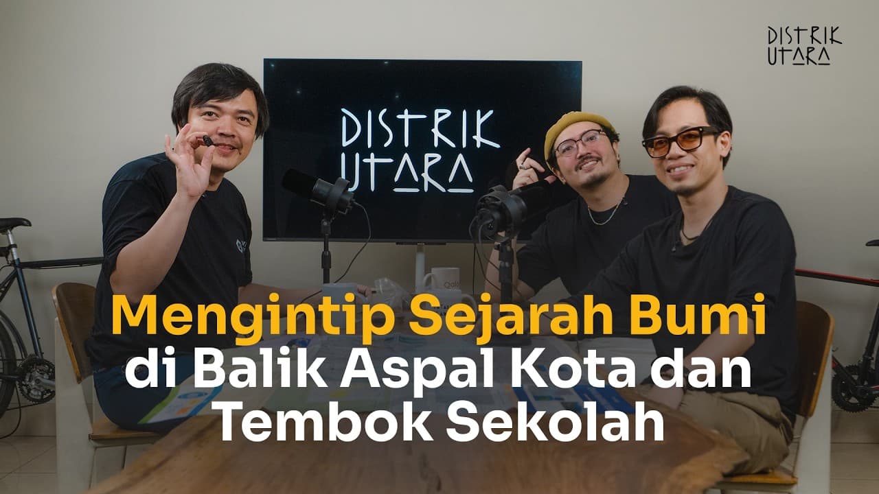 Mengintip Sejarah Bumi di Balik Aspal Kota dan Tembok Sekolah